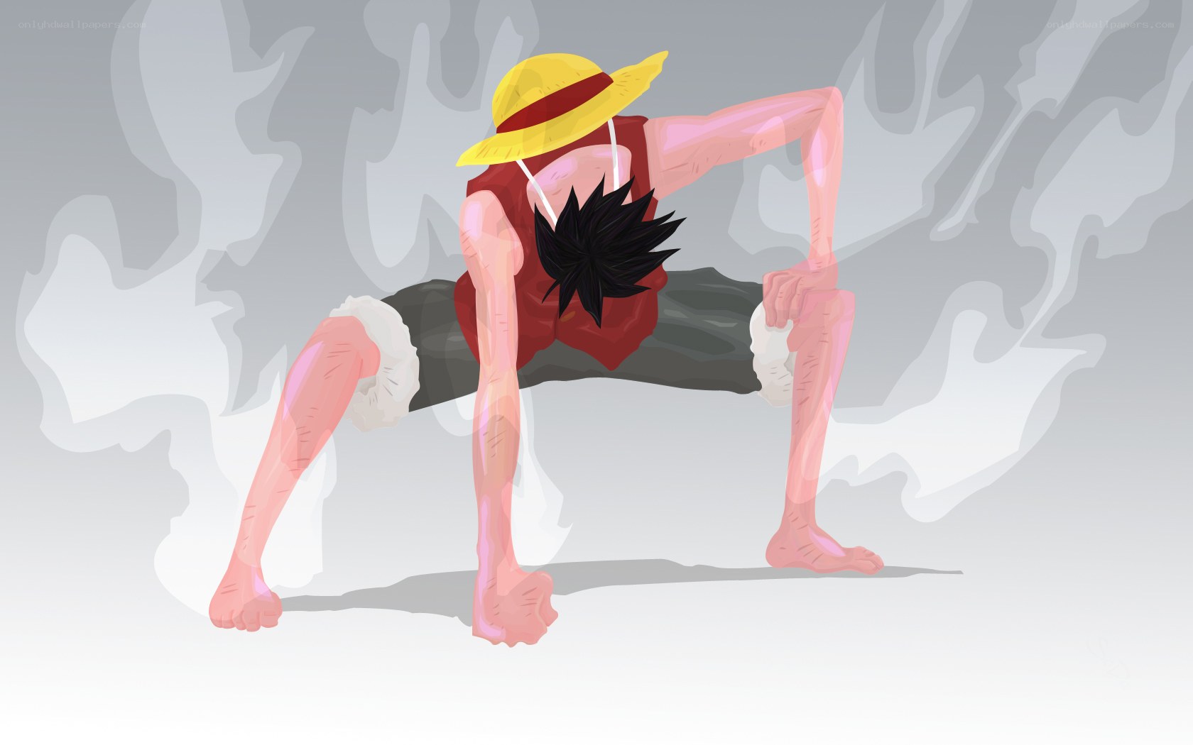 Luffy in a stretch