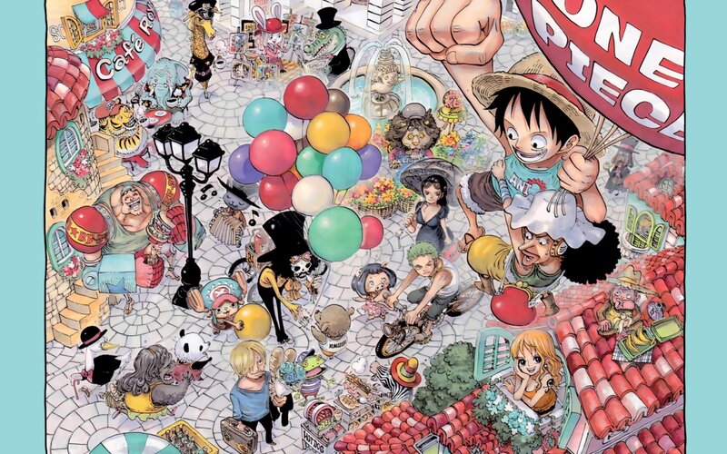 Luffy in a Town