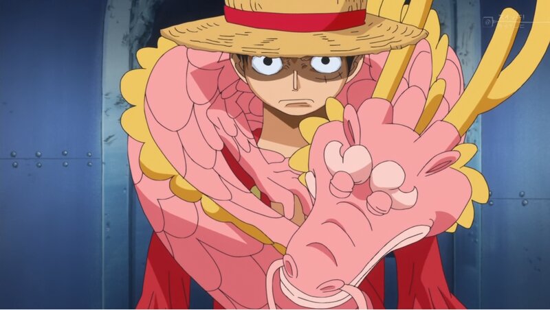 Luffy in Dragon Costume