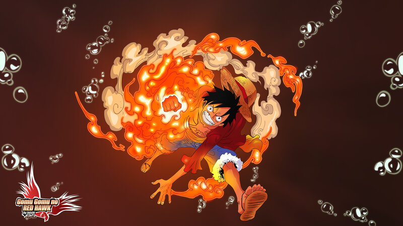 Luffy in Fire Attack