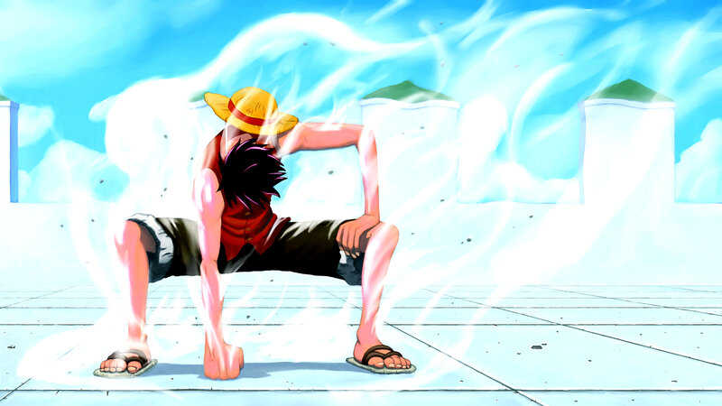 Luffy in Gear Second