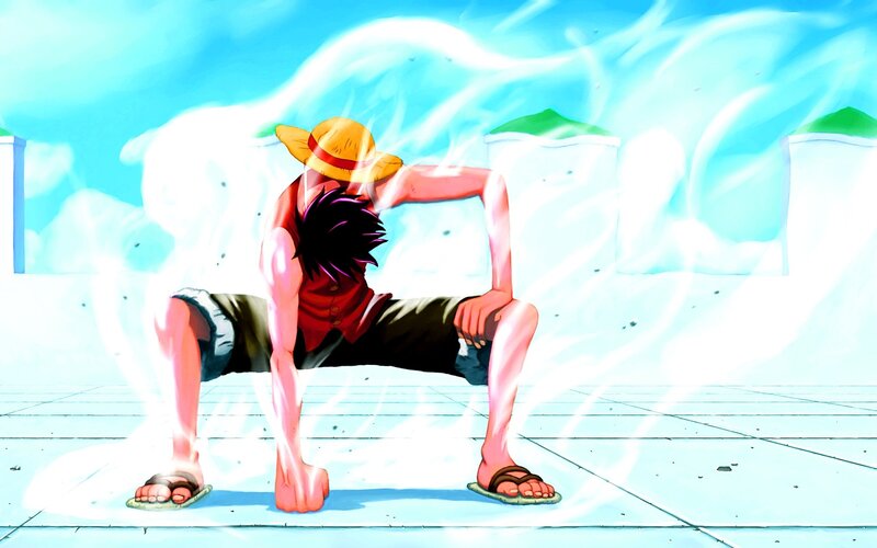 Luffy in Gear Second