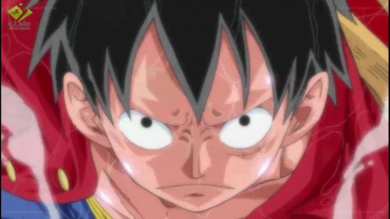 Luffy in intense battle
