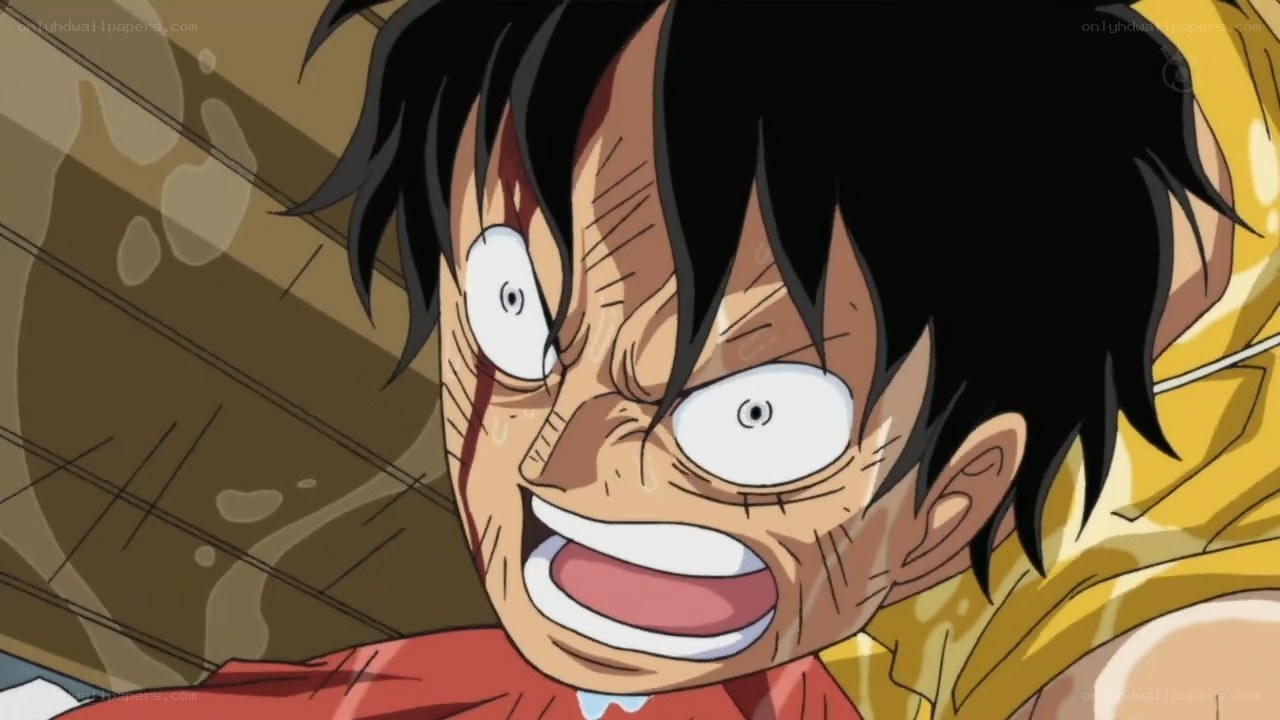 Luffy in intense pain
