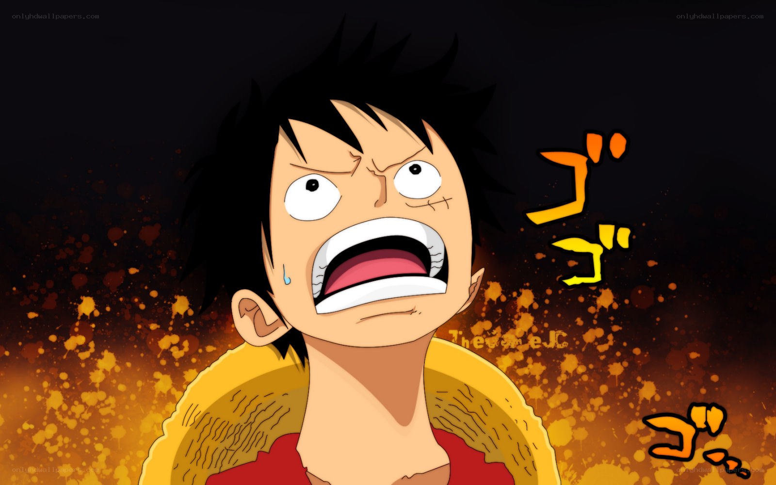 Luffy in shock