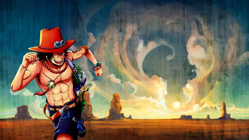 Luffy in the desert