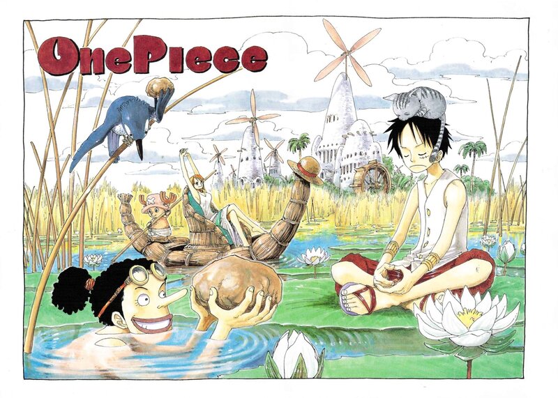 Luffy Meditating in Swamp