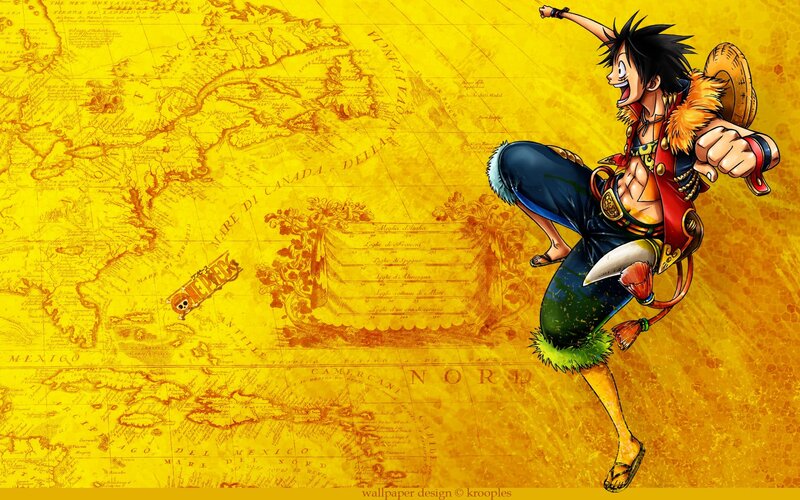 Luffy on a Map