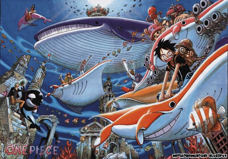 Luffy on a Whale
