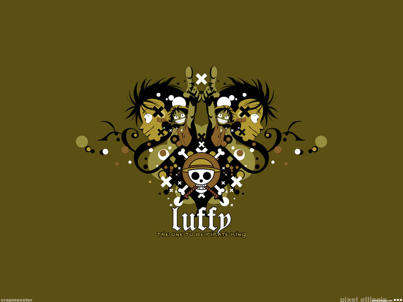 Luffy pirate king art