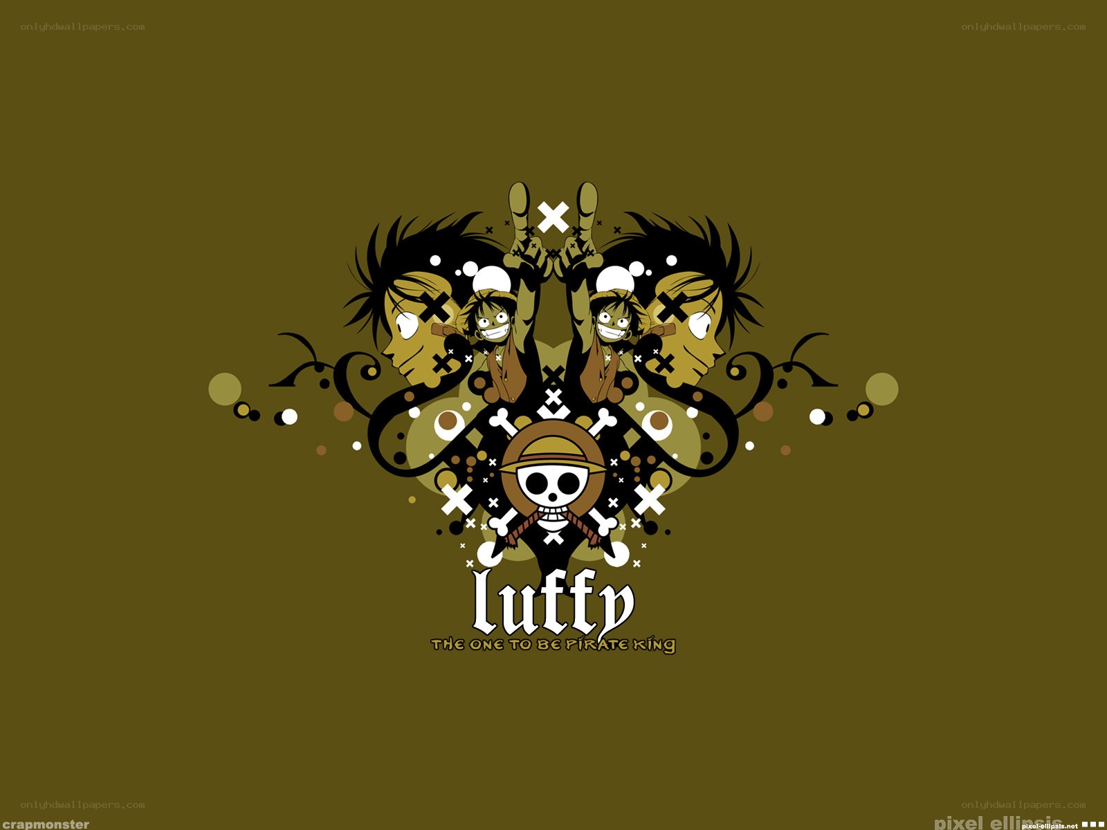 Luffy pirate king art
