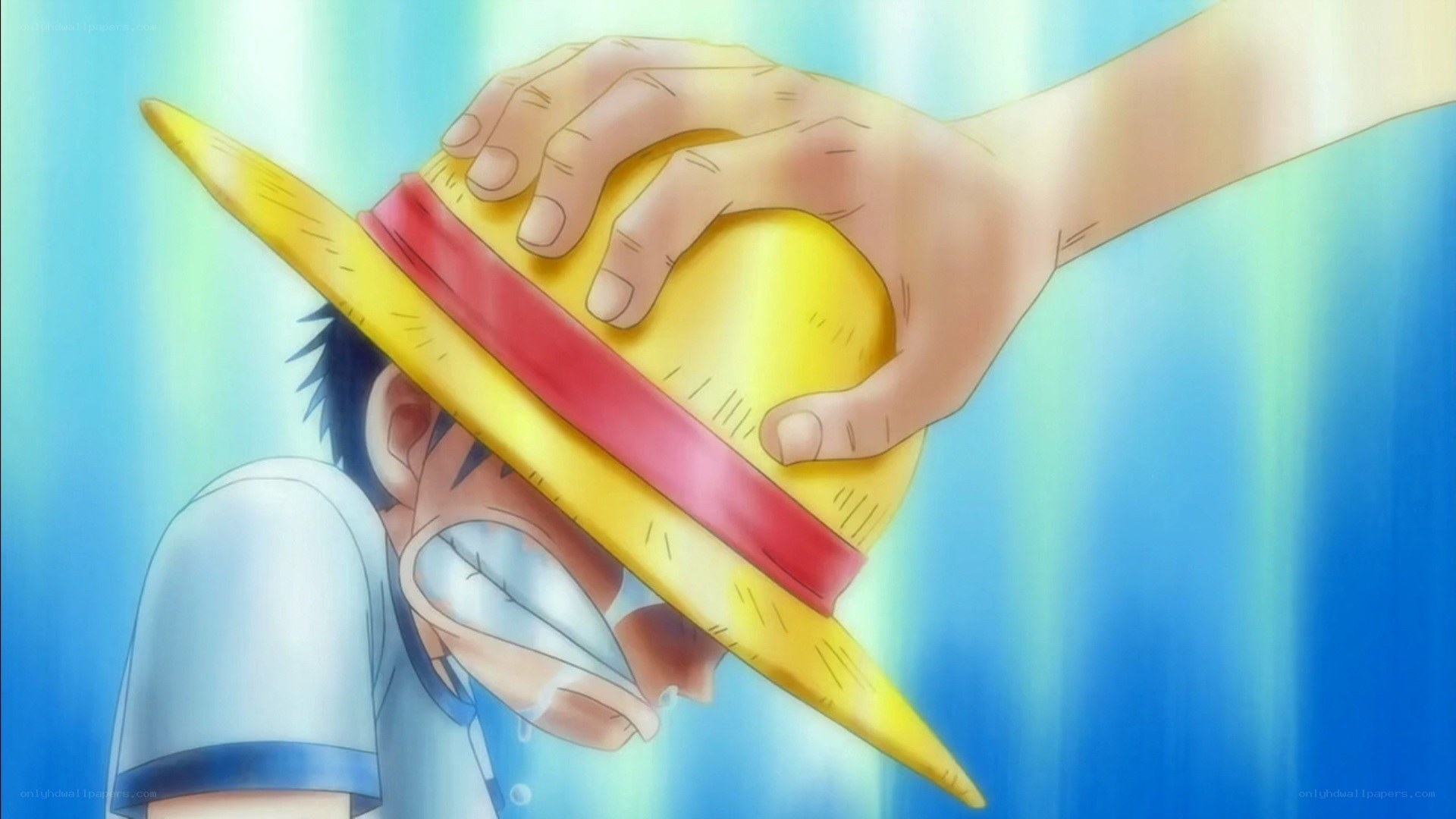 Luffy receives his hat