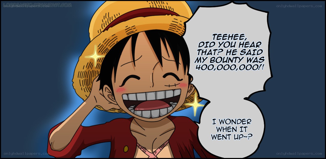 Luffy's bounty moment