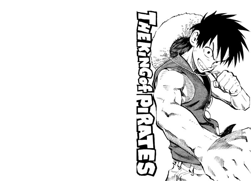 Luffy's determined pose