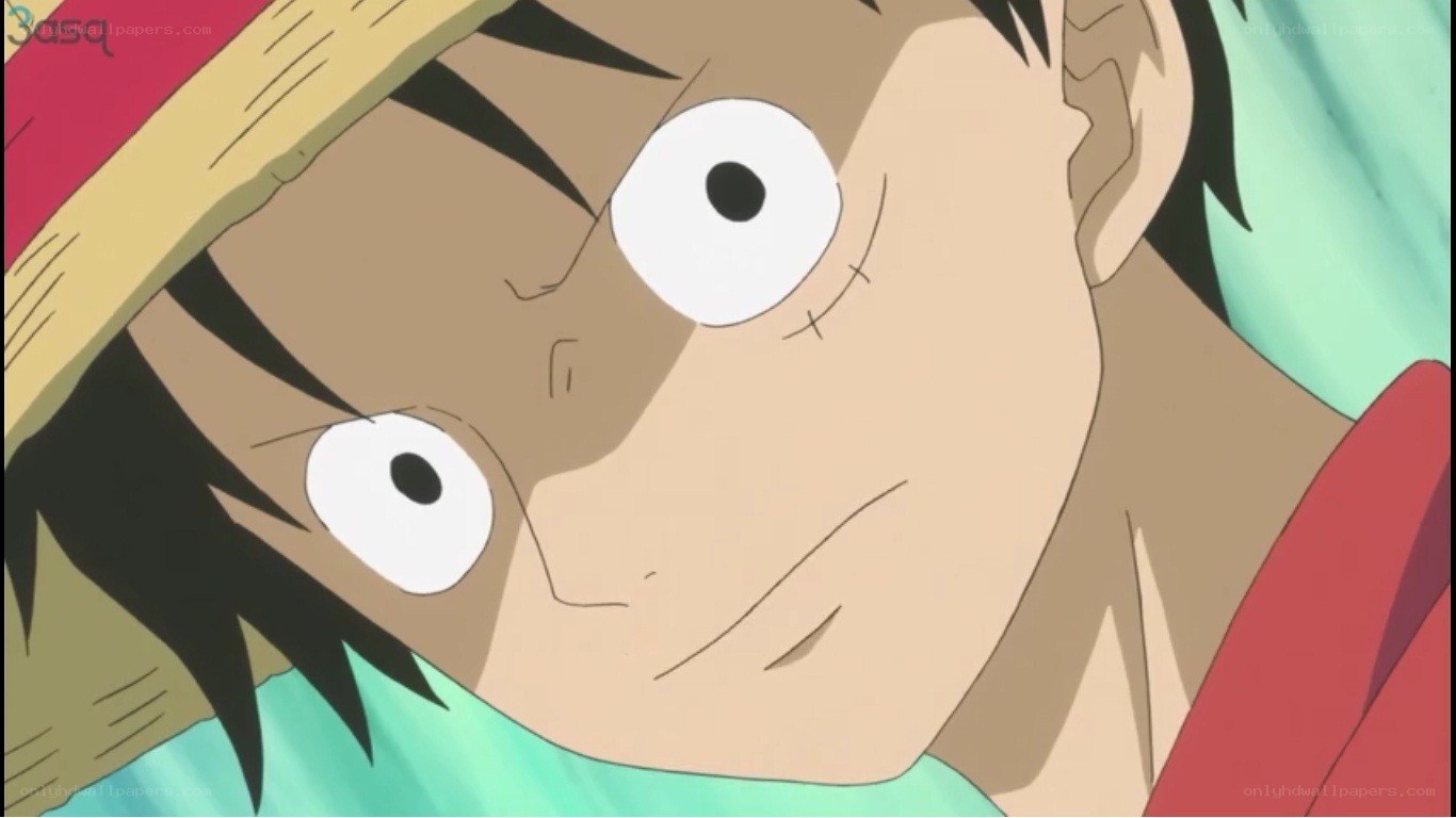 Luffy's surprised face