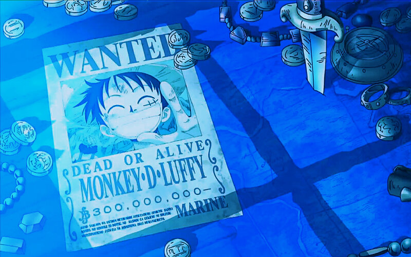 Luffy's wanted poster