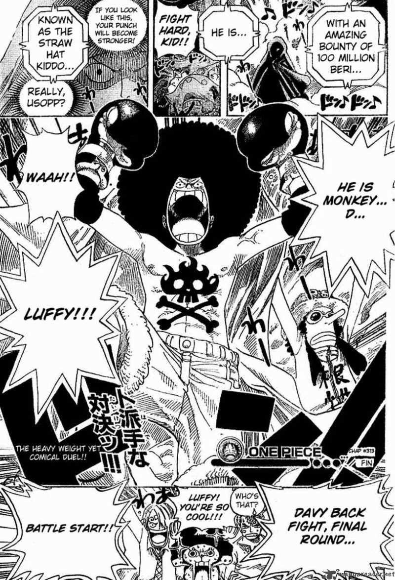Luffy vs. Kaido battle scene
