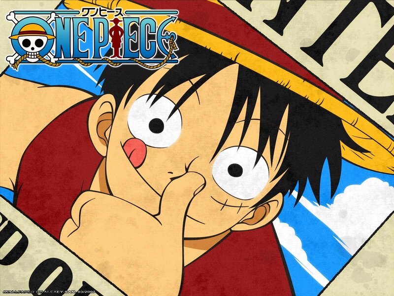 Luffy with Hand on Chin