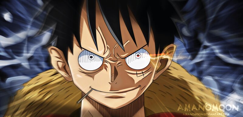 Luffy with Lightning Eyes