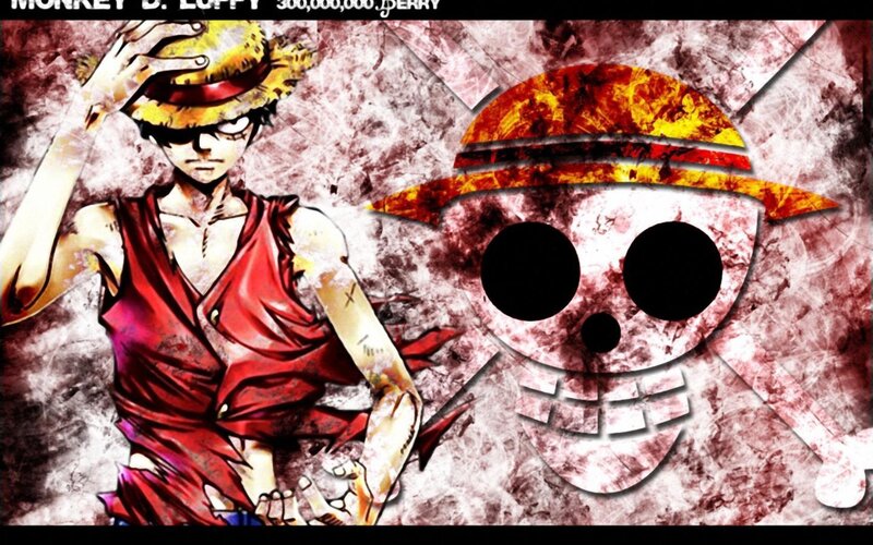 Luffy with Skull