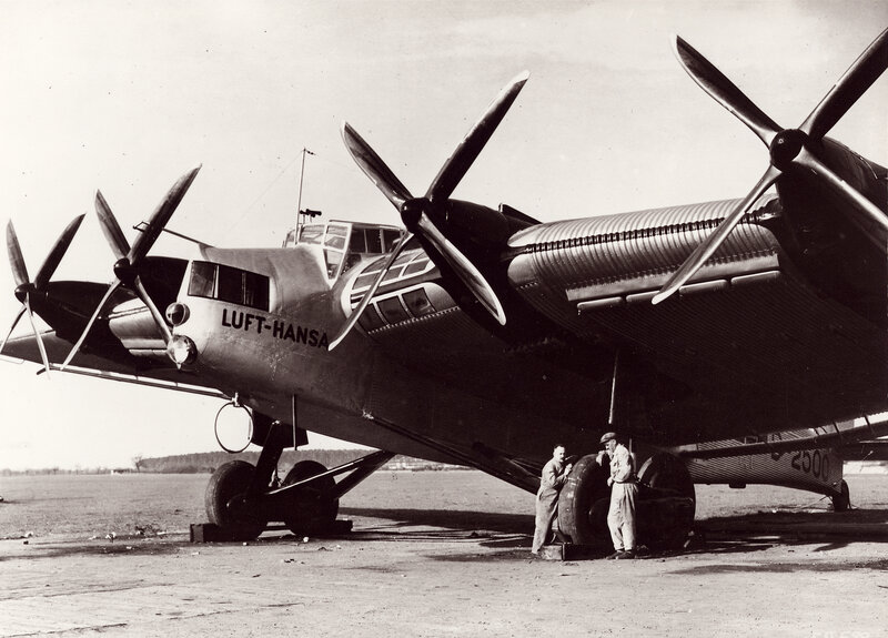 Luft Hansa aircraft on tarmac