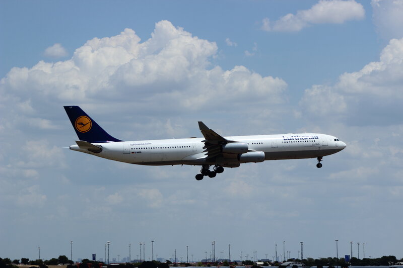 Lufthansa Airplane — White, Calm