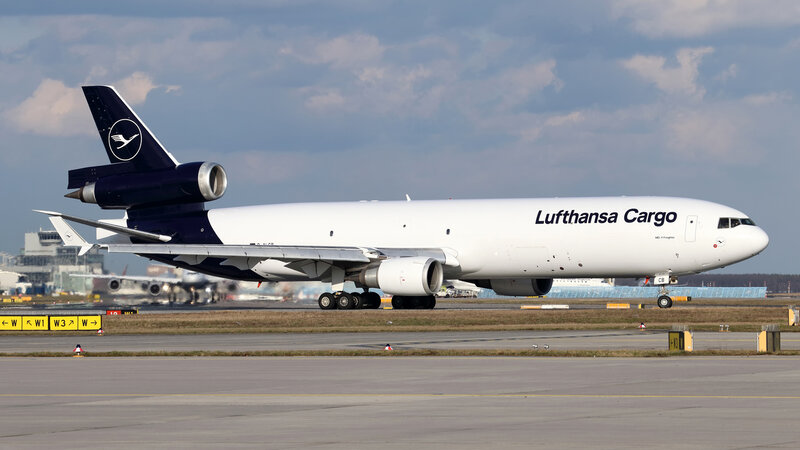 Lufthansa Cargo Airplane — White