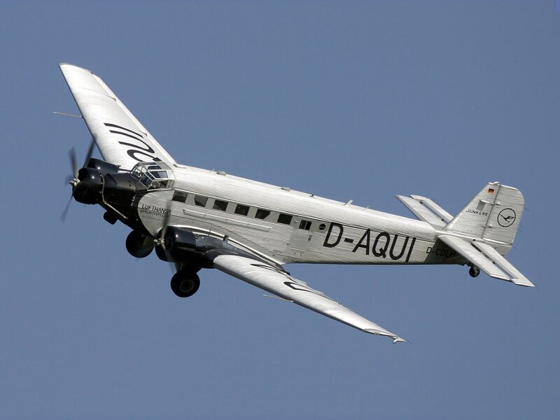Lufthansa Junkers Ju 52 in flight