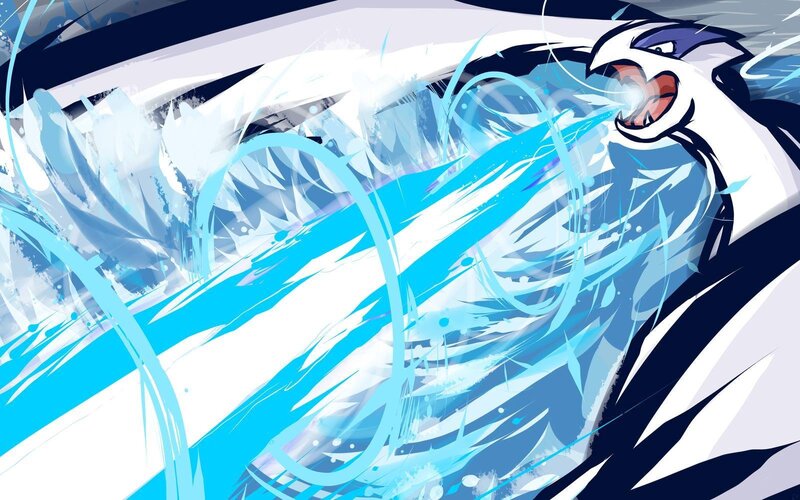 Lugia Breathing Water