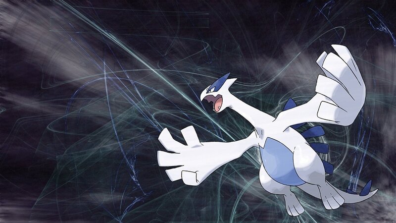 Lugia in a storm