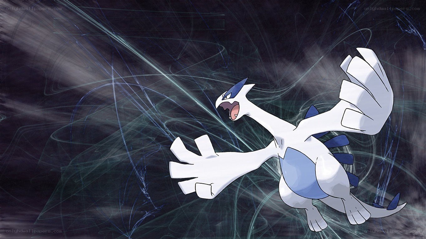 Lugia in a storm