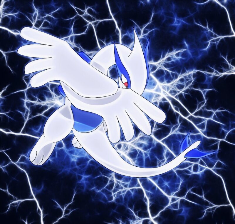 Lugia with Lightning