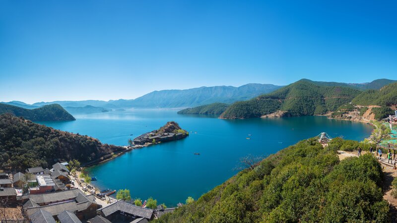 Lugu Lake scenic view