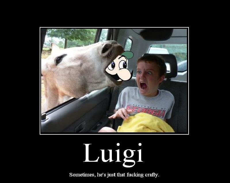 Luigi car meme