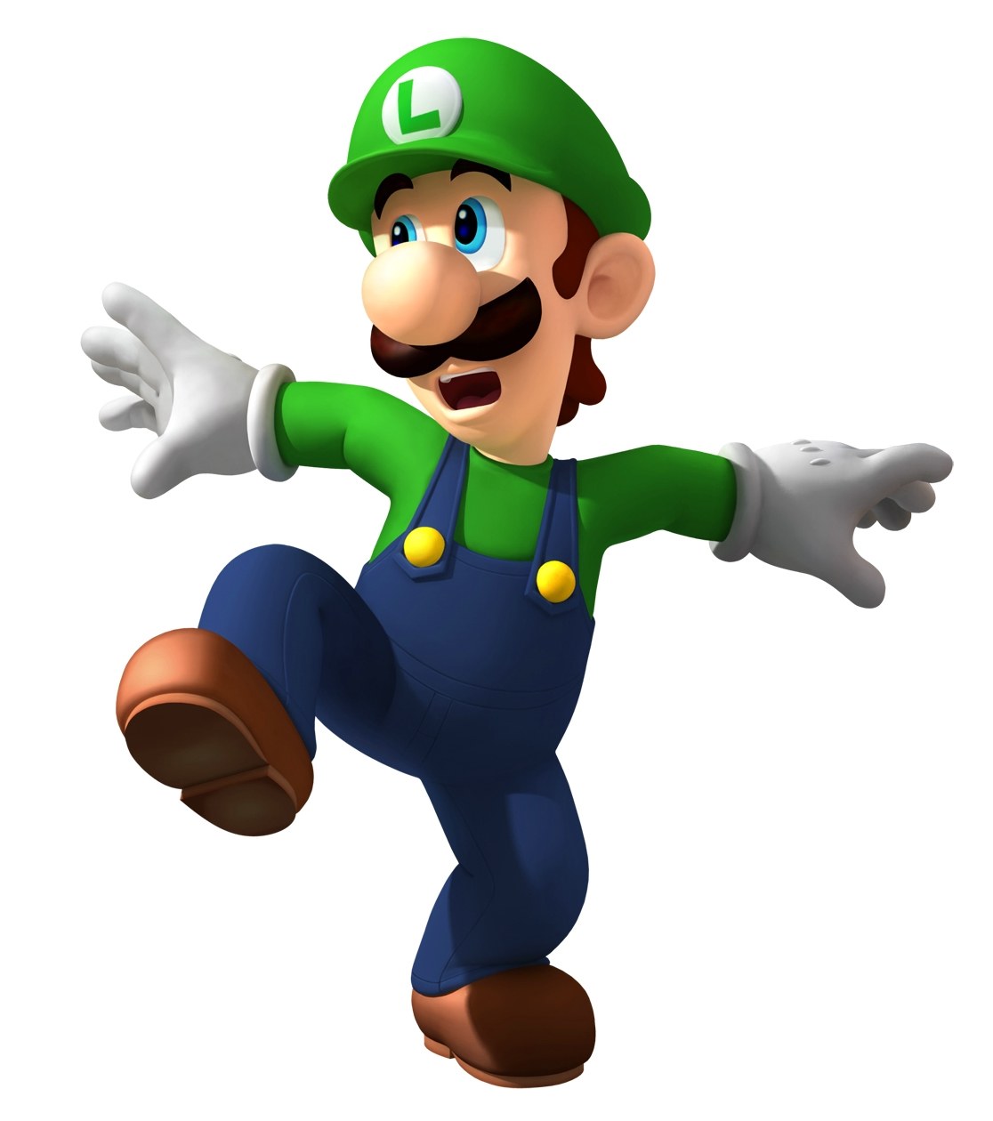 Luigi character from Mario series