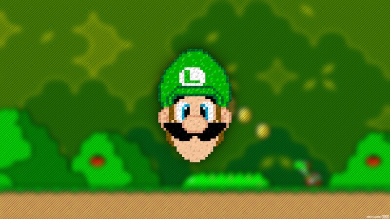 Luigi Character Head
