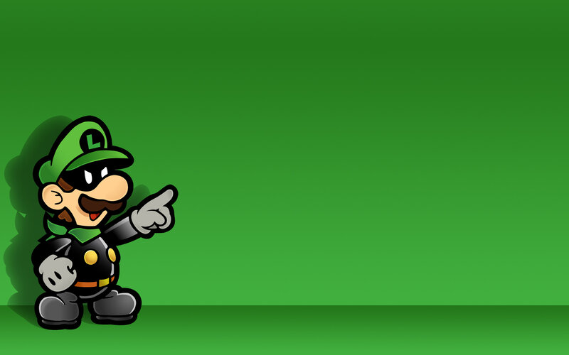 Luigi Character Pointing