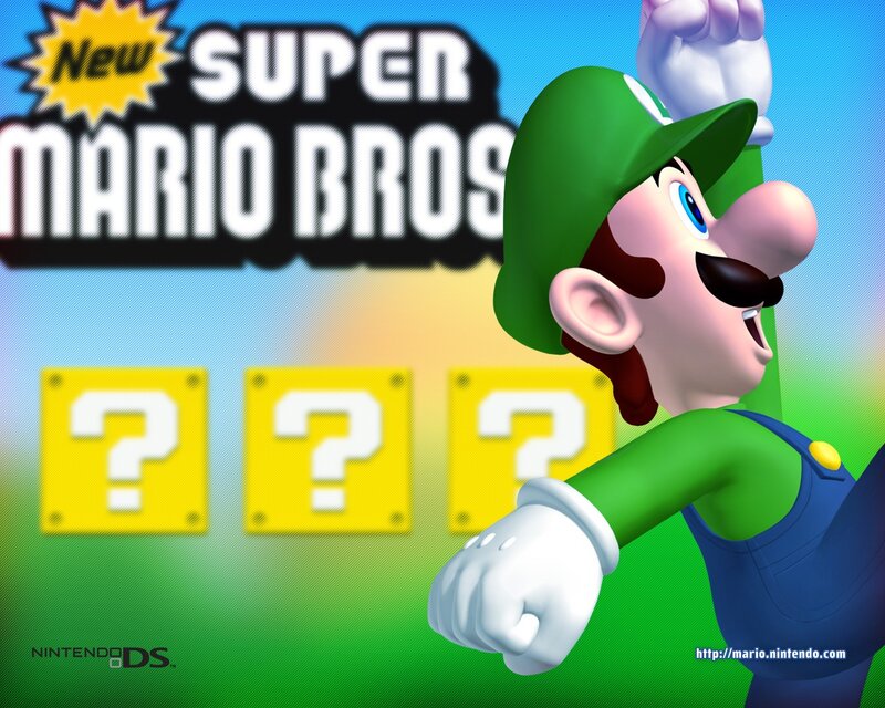 Luigi in New Super Mario Bros