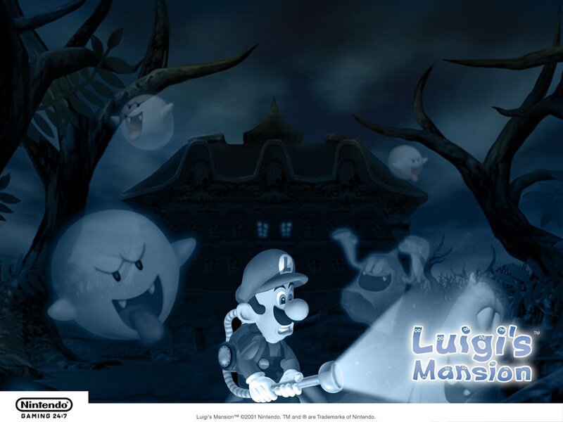 Luigi's Mansion game art