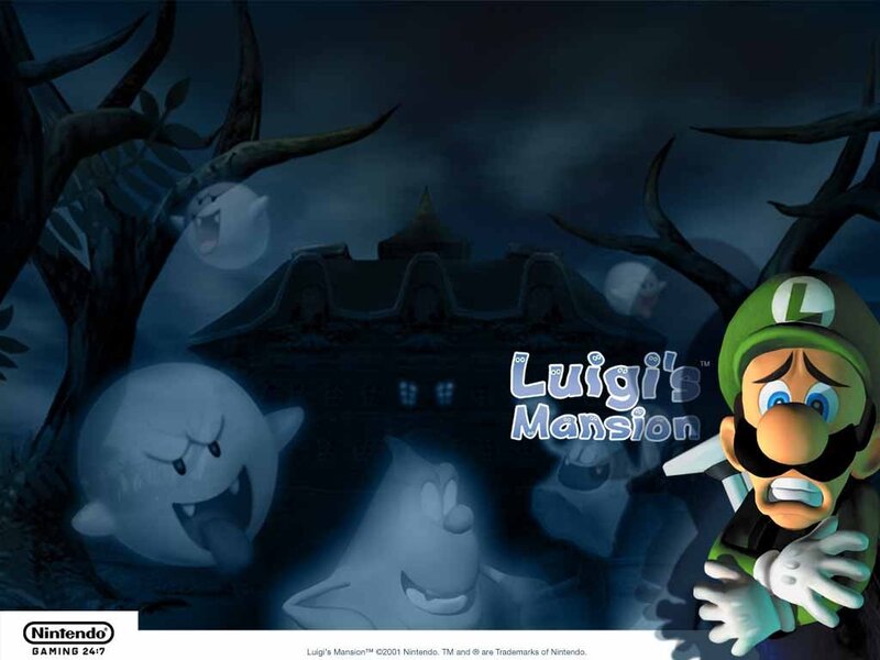Luigi's Mansion promotional art