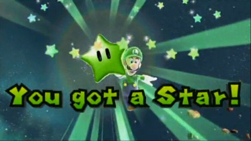Luigi with a Star