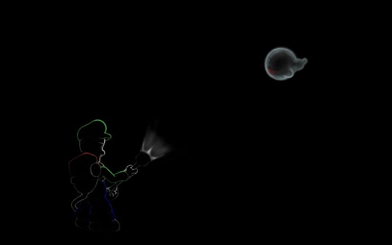 Luigi with Ghost Vacuum