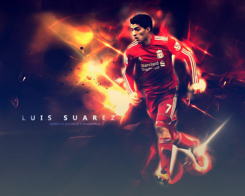 Luis Suarez in action