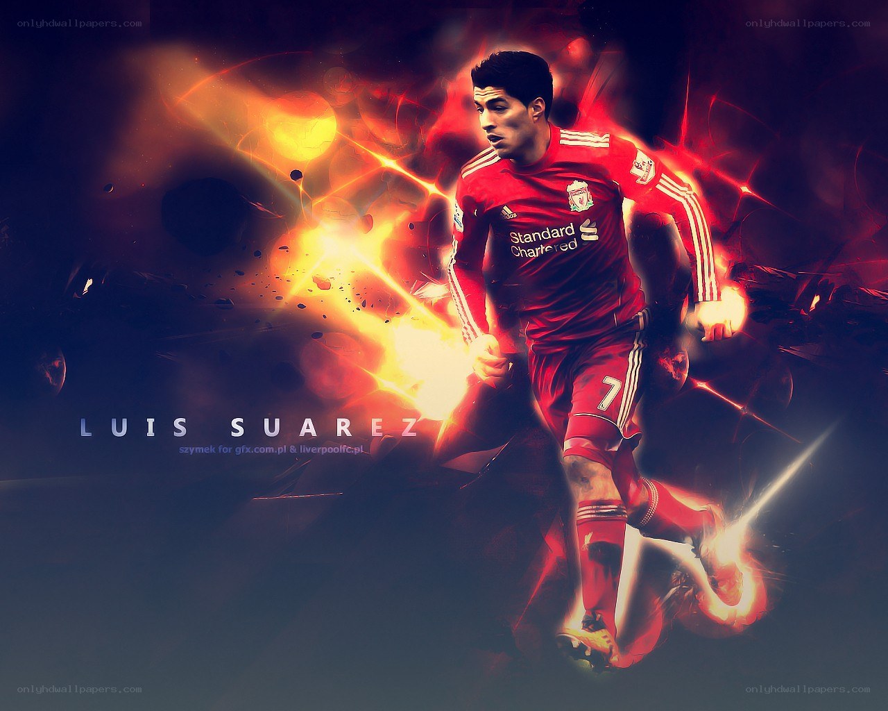 Luis Suarez in action