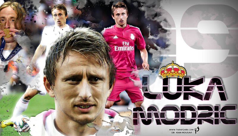 Luka Modrić in Soccer Uniform