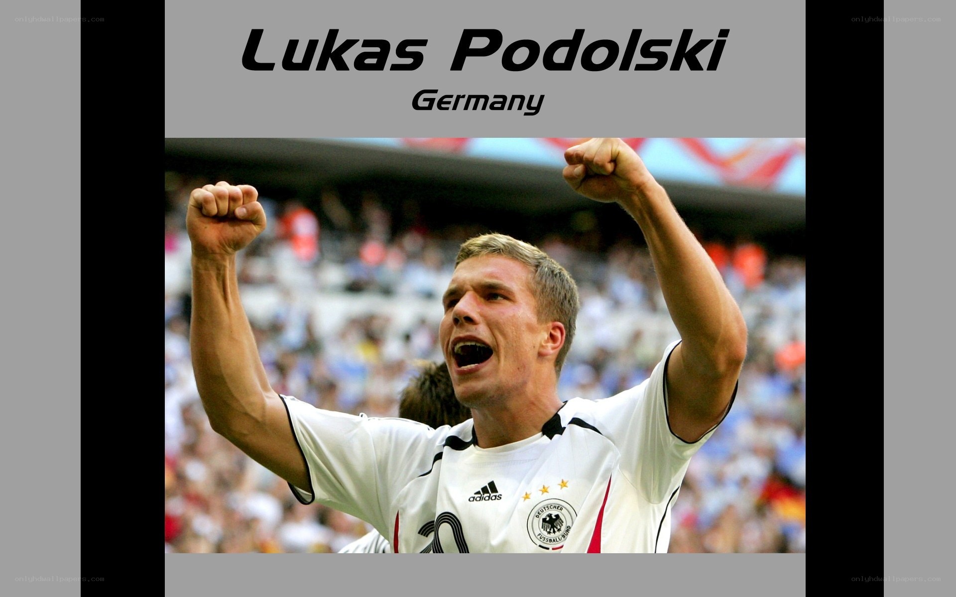 Lukas Podolski celebrating