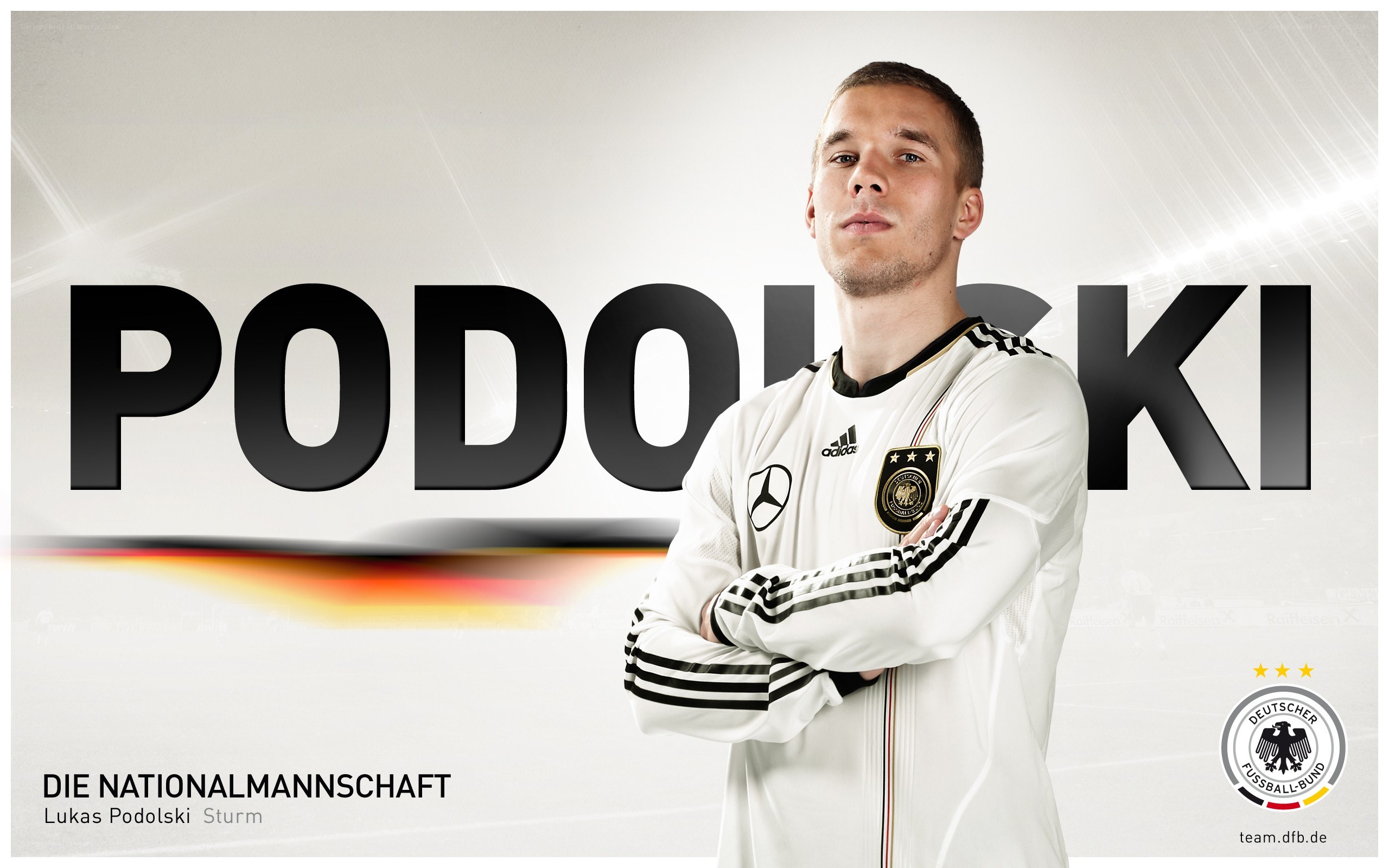 Lukas Podolski in Germany kit
