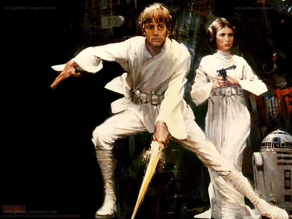 Luke and Leia in action