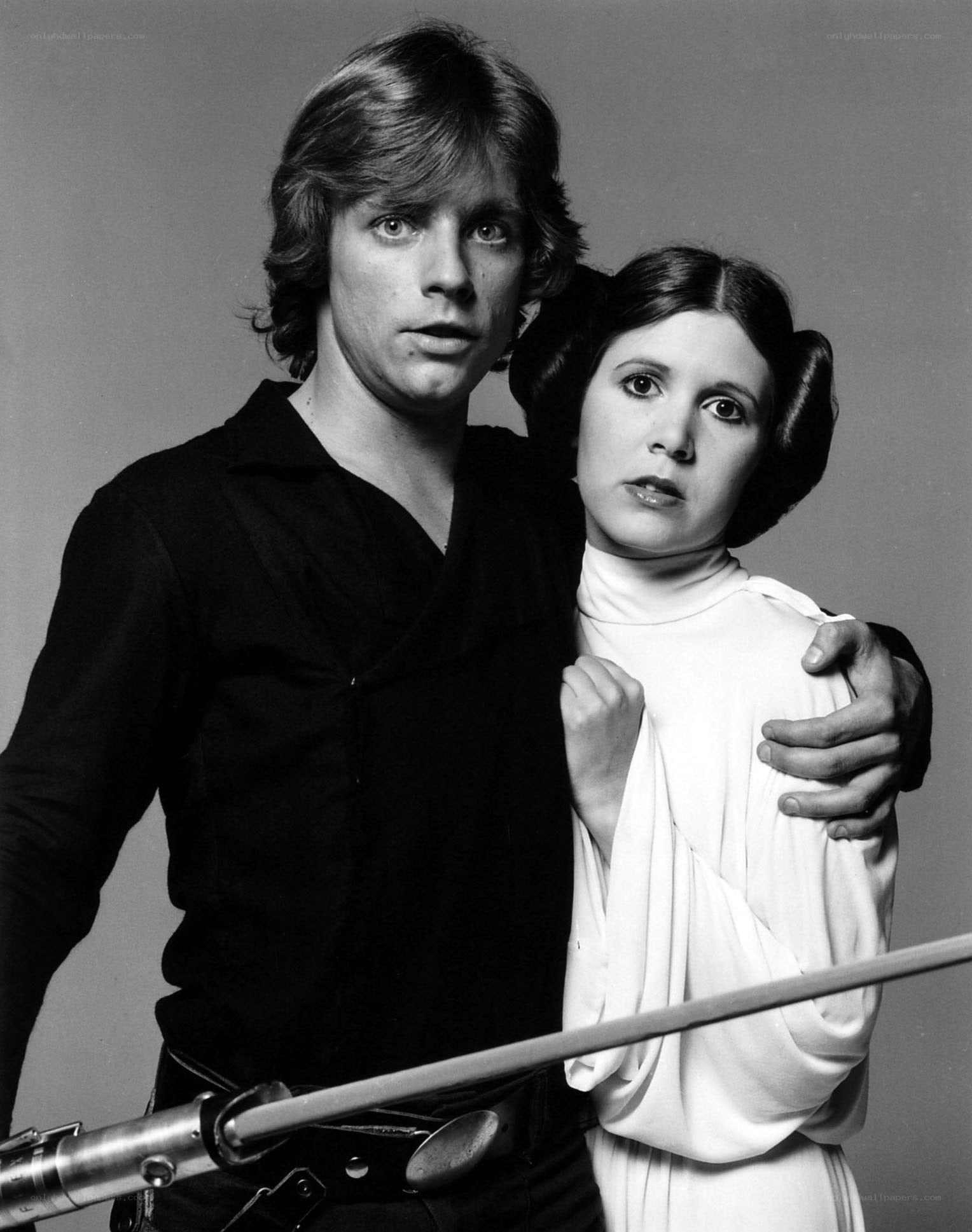 Luke and Leia portrait