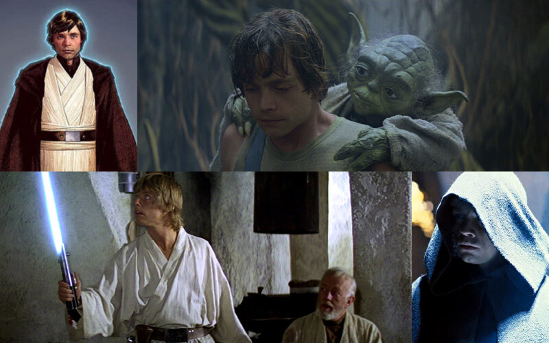 Luke Skywalker character evolution